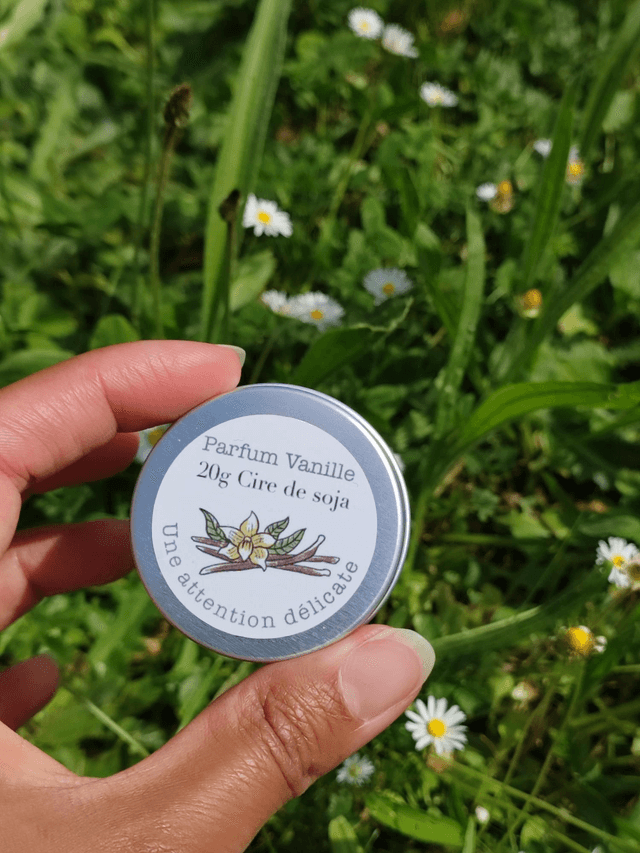 Bougie parfumée vanille 20g