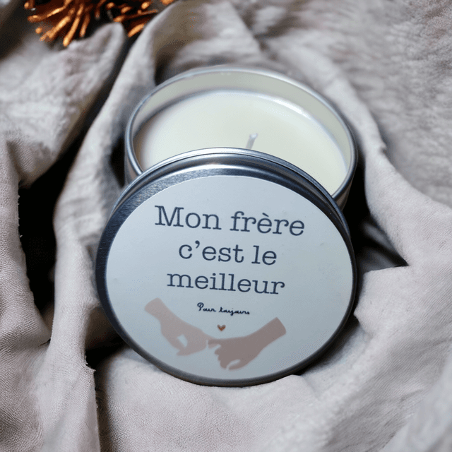 Bougie parfumée mon frère c&#039;est le meilleur